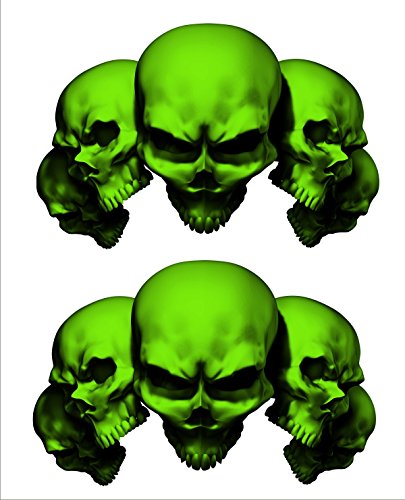 Decals Immortal Graphix 5 skull green 5in