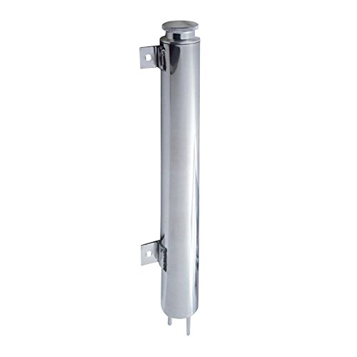 19 Polished Stainless Steel Radiator Overflow Tank Bottle Catch Can / Hardware Coolant Recovery Kits United Pacific A6127