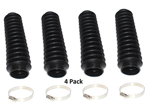 Boots & Accessories JSP Manufacturing CP-SHK-BT-BLK-4pack-FBA