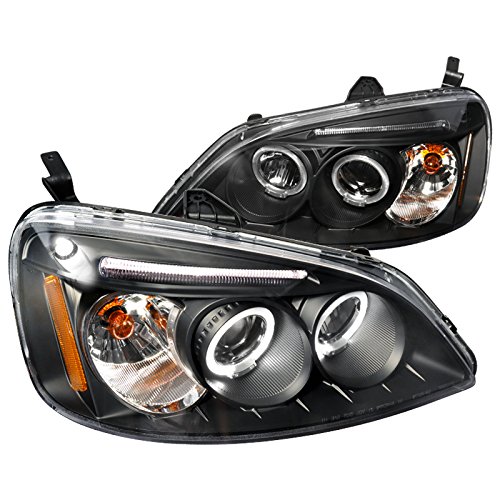 Headlight Assemblies Spec-D Tuning 2LHP-CV01JM-TM