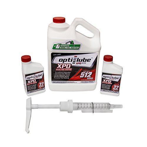 Opti-Lube XPD Formula Diesel Fuel Additive: 1 Gallon with Accessories (1 hand pump & 2 empty 8oz bottle) Treats up to 512 Gallons Diesel Additives Opti-Lube OPT-XPD1W