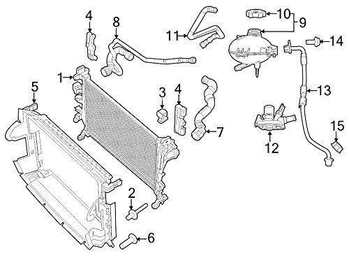 Coolant Recovery Kits Mopar 68249136AA