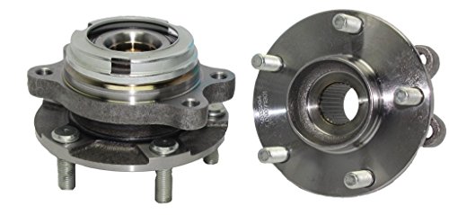 Detroit Axle Both (2) New Front Driver & Passenger Side Complete Wheel Hub & Bearing Assembly 2007-2012 Nissan Altima 2.5L Hub Assemblies Detroit Axle 513294 x2