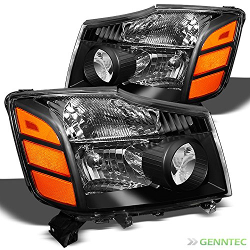 Headlight Assemblies Xtune HD-JH-NTI04-AM-BK