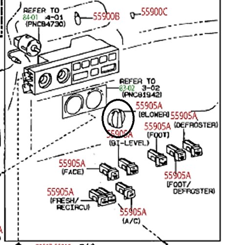 Air Conditioning Toyota 55905-33010