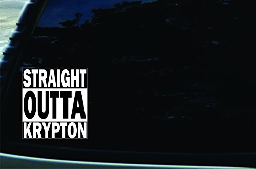 Bumper Stickers, Decals & Magnets Southern Fried Decals SFD-0229-B-straightouttakrypton