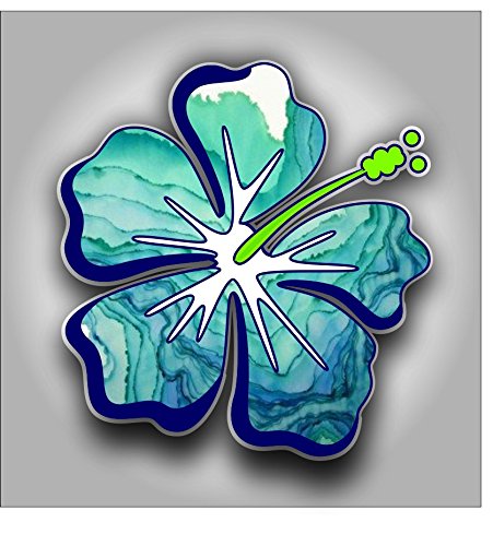 Bumper Stickers, Decals & Magnets Vinyl Junkie Graphics Hibiscus flower