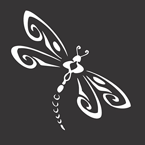 Dragonfly - Die Cut Vinyl Window Decal/Sticker for Car/Truck 5x5 Bumper Stickers, Decals & Magnets Barking Sand Designs 69-231