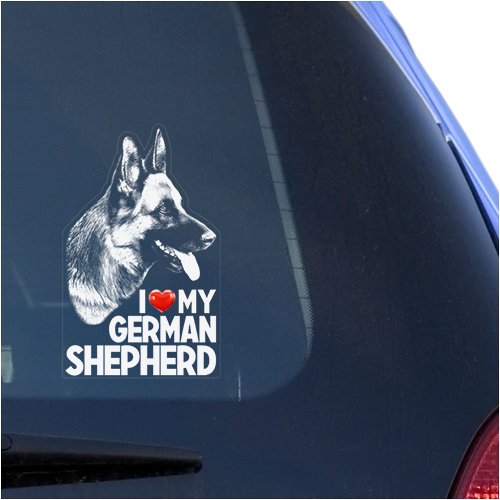 Bumper Stickers, Decals & Magnets Vinyl Designs MCW-R-GShep-ILMY