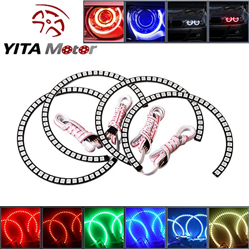 Headlight Bulbs YITAMOTOR 1Sx-131mm-Angel-RGB=Y