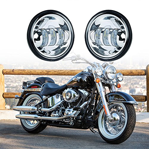 Headlight Bulbs & Assemblies Xprite SL-R4.5IN-K-CHROME