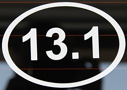 NI302 13.1 Vinyl Sticker (White) | Half-Marathon Decal | Premium Quality Vinyl Decal Bumper Stickers, Decals & Magnets CMI NI302