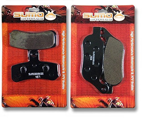 Sumo - Harley Performance Front + Rear Brake Pads Softail Slim Rocker Blackline Breakout Pads Sumo Brakes SUMO 457/458