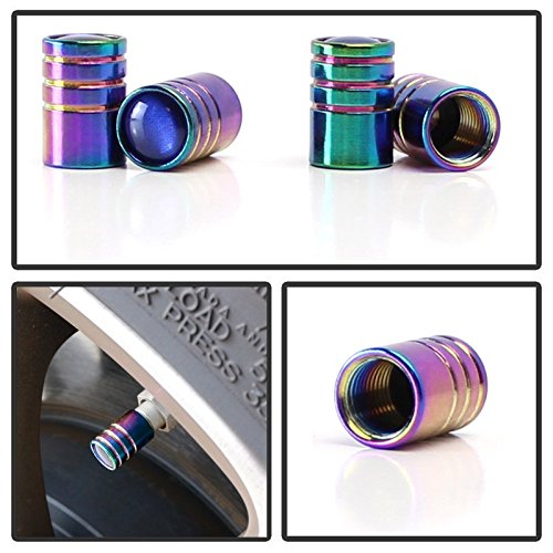 Stem Caps iJDMTOY AA2101-NeoChrome