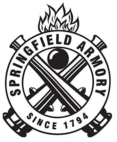 SPRINGFIELD ARMORY SINCE 1794 HELMET BUMPER STICKER HARD HAT STICKER LAPTOP STICKER Bumper Stickers, Decals & Magnets BIKERSTUFFUS 1372