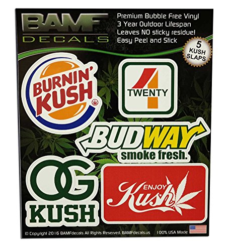 Bumper Stickers, Decals & Magnets Bamfdecals kush_slaps