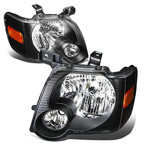 Headlight Assemblies Auto Dynasty AD-HL-OH-FEXP06-BK-AM