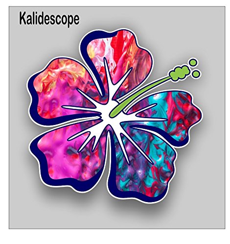 Bumper Stickers, Decals & Magnets Vinyl Junkie Graphics Hibiscus flower color series