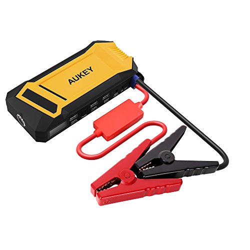 AUKEY Jump Starter with 400A Peak Current & 12000mAh Portable Charger for Car Battery, Boat, Motorcycles, Lawnmowers and More Categories AUKEY PB-C7-Y