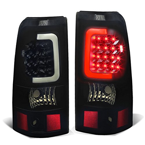 Tail Light Assemblies Auto Dynasty AD-TL-CSIL03-LED-3D-BK-SM