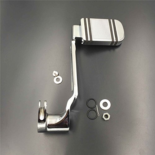 XKMT- Motorcycle Chrome Airflow Rear Brake Lever Brake Padal Kit with Food Peg Fit 2014-later Touring Trike Model (Road King Street Glide CVO Tri Glide) Pedal Pads XKMT XKMT