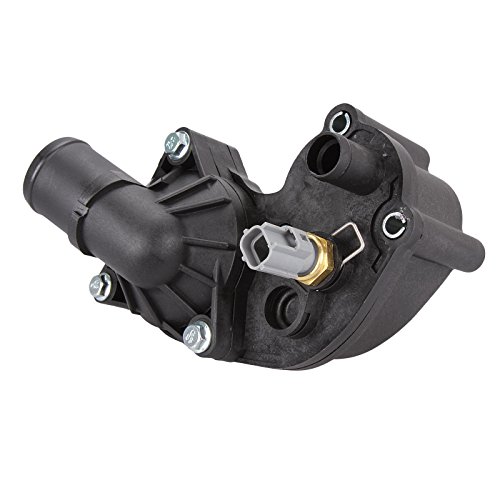 Dromedary Thermostat Housing Assembly 2L2Z8592BA with Sensor and Bypass Hose For 2005-2010 Ford Mustang 4.0L Thermostat Housings Dromedary ANUSME000020