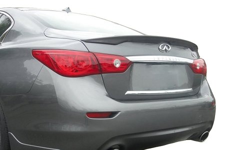 Accent Spoilers-Infiniti Q50 Factory Style Spoiler-Black Paint code: KH3 Body Accent Spoilers SE-PABS382A-KH3