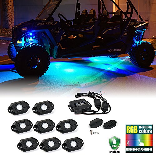 Neon Light Kits Xprite DL-ROCKLIGHT-G1-8PC