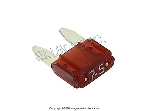 BMW Fuse - 7.5 Amp (Brown) - Mini Type (ATM) 740i 740iL 740iLP 750iL 750iLP 525i 528i 530i 540i 540iP M5 320i 323Ci 323i 325Ci 325i 325xi 328Ci 328i 330Ci 330i 330xi M3 ALPINA V8 Z8 X5 3.0i X5 4.4i X5 Cruise Control Littelfuse 6917402OEM