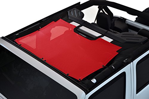 Tops & Roofs SPIDERWEBSHADE SHDKNI-01-JK-RED