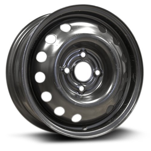 Steel Rim 14x5.5, 4-100, 56.6, +45, black finish (MULTI FITMENT APPLICATION) X99148N Wheel Accessories & Parts RTX X99148N