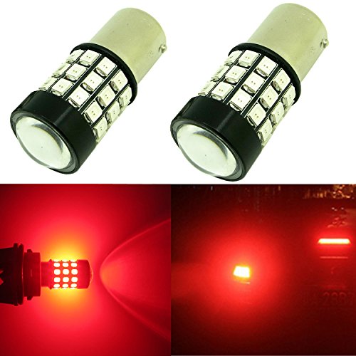 Turn Signal Bulbs Alla Lighting Alla-7507-2835-39R-Red