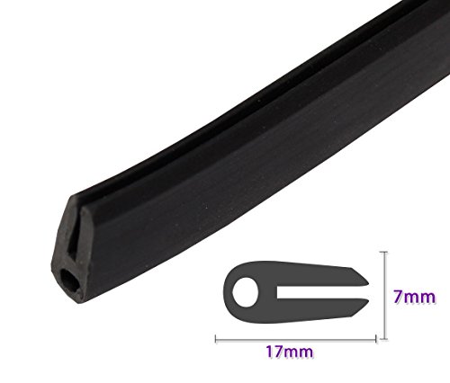 Car Truck Rubber Trim Molding Weatherstrip Edge Guard Noise Reduce U Shape Protect Weatherstrip Decorate (1ft) Weather Stripping Unknown Does not apply