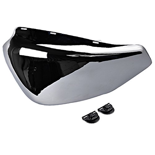 Chrome Left Side Battery Cover For 2004-2013 Harley Sportster XL 1200 883 RE: 66261-04 Batteries & Accessories Astra Depot M25-152 151 Battery Cover