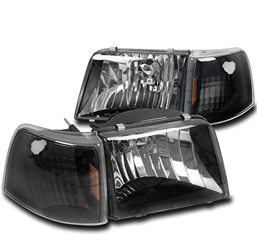 Headlight Assemblies ZMAUTOPARTS HD-JH-FR93-SET-BK