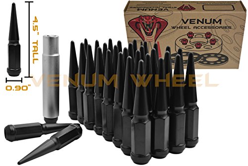 Lug Nuts Venum wheel accessories VW-LNSPK45-141BK-24+K