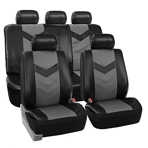 Accessories FH Group PU021115GRAYBLACK-SEAT-AMZ