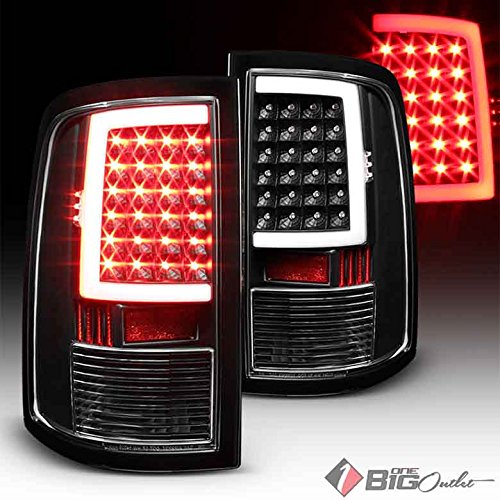 Tail Light Assemblies Xtune ALT-ON-DR09-LBLED-BK