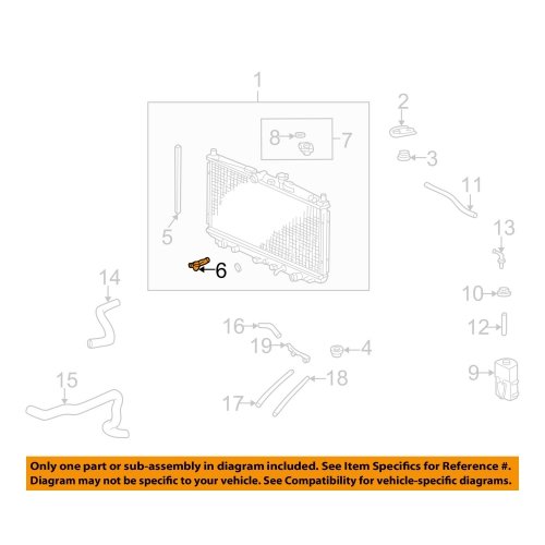 Radiator Drain Cocks Honda 19011-PAA-A01