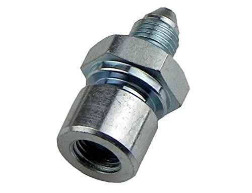 -3AN Male To 3/8-24 Female SAE Brake Line Fitting Adapter For 3/16 HLF01 1pc (E-11-9) ABS Inline Tube HLF01