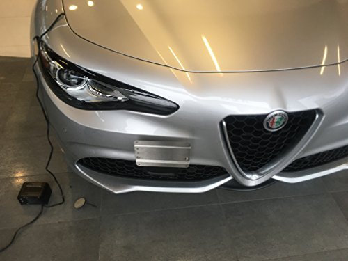 ALFA ROMEO GIULIA NO HOLES License Plate Bracket Kit Fasteners GMG Motorsports GMG-0002S-ALFA-GIULIA