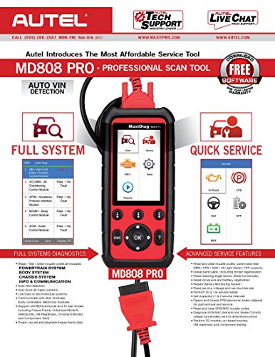 Emissions Analyzers Autel MD808P